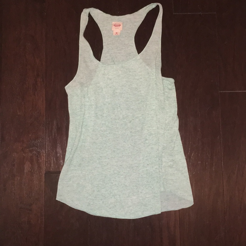 Plain blue tank top